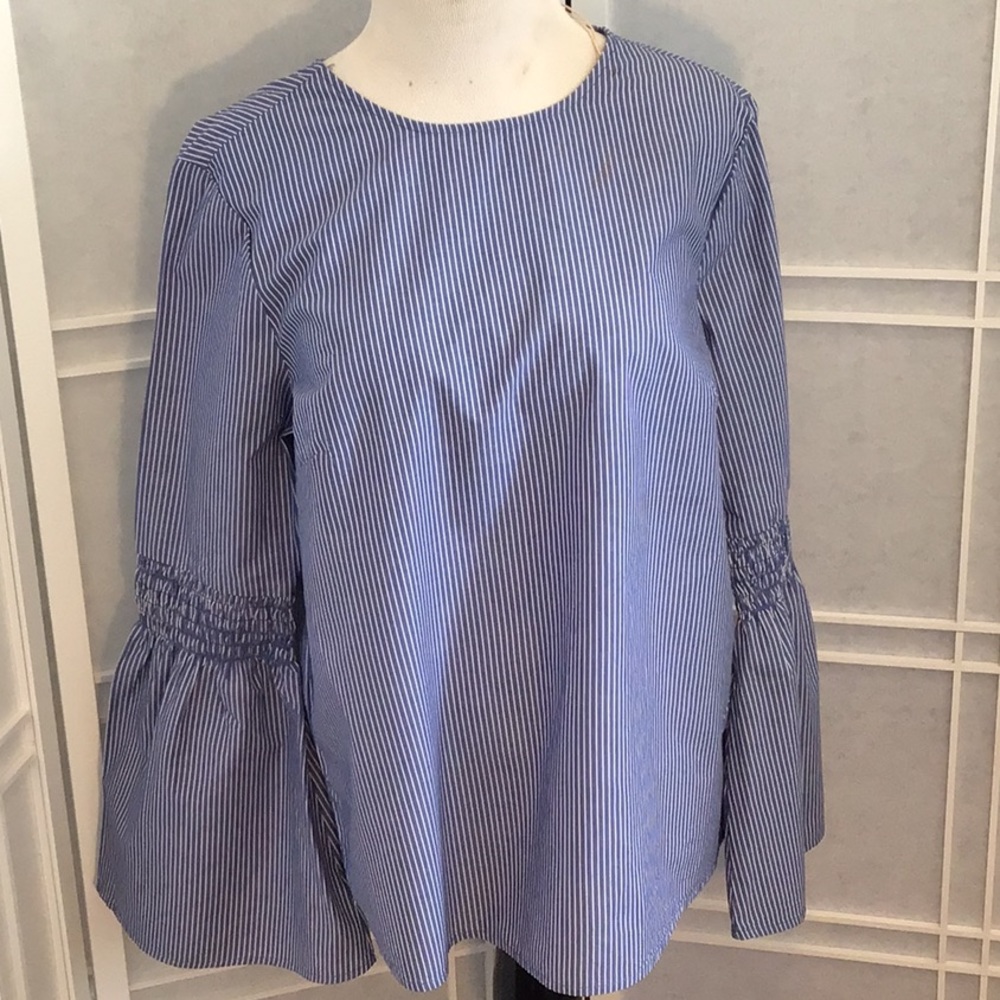 Stripe long sleeve top
